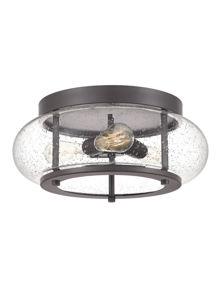 Lampy sufitowe loftowe - industrialne - Elstead TRILOGY Plafon E27 3x60W Brązowy QZ-TRILOGY-FM-OZ - produkt kolory-swiatla.pl 1