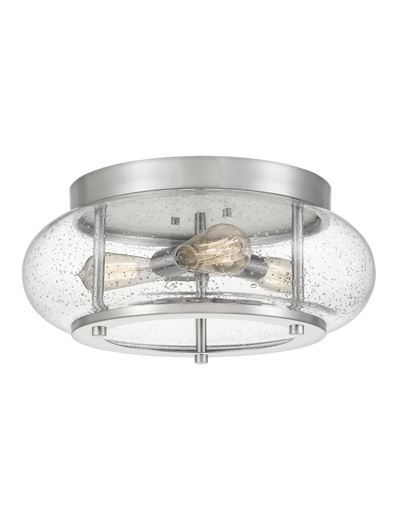 Lampy sufitowe loftowe - industrialne - Elstead TRILOGY Plafon E27 3x60W Nikiel QZ-TRILOGY-FM-BN - produkt kolory-swiatla.pl 1