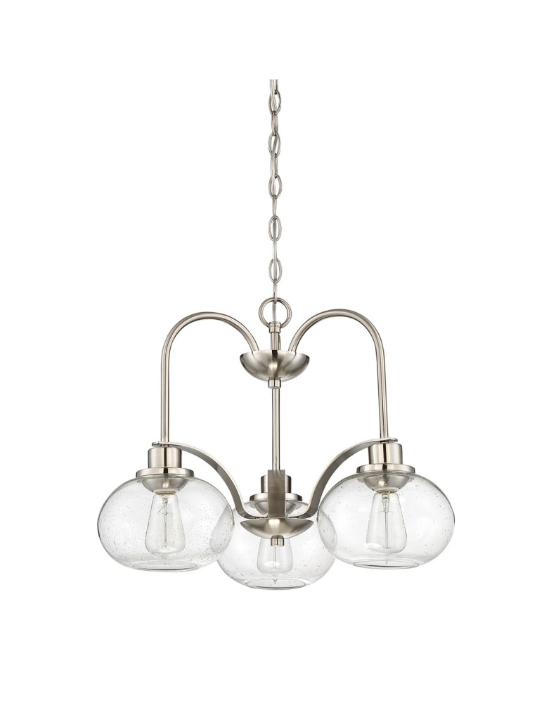 Elstead TRILOGY Żyrandol E27 3x60W Nikiel QZ-TRILOGY3-BN