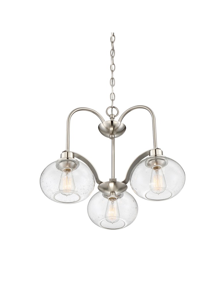 Elstead TRILOGY Żyrandol E27 3x60W Nikiel QZ-TRILOGY3-BN
