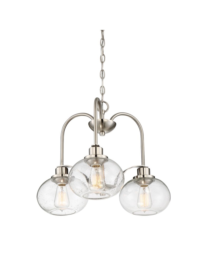 Elstead TRILOGY Żyrandol E27 3x60W Nikiel QZ-TRILOGY3-BN