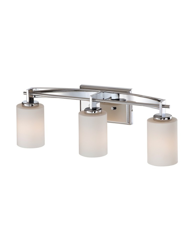 Kinkiety łazienkowe - Elstead TAYLOR Kinkiet G9 3x3W IP44 Chrom QZ-TAYLOR3-BATH - produkt kolory-swiatla.pl 1