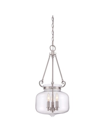 Elstead STEWART Wisząca E14 3x60W Nikiel QZ-STEWART-BN