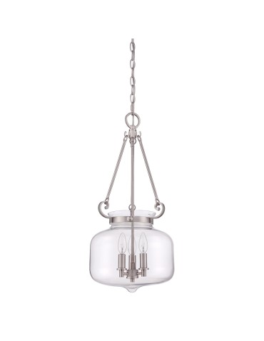 Elstead STEWART Wisząca E14 3x60W Nikiel QZ-STEWART-BN - produkt 2