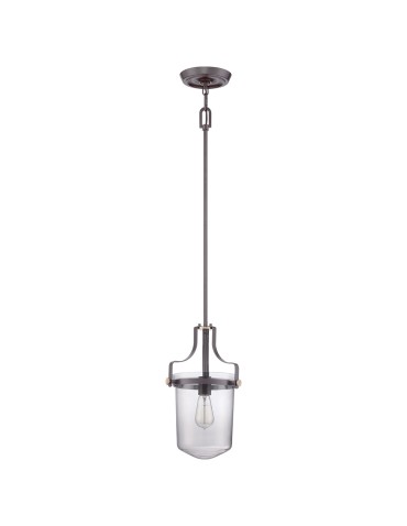 Elstead PENN STATION Wisząca E27 1x60W Brązowy QZ-PENN-STATION-S-WT - produkt 2
