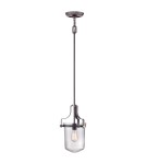 Lampy wiszące w stylu nowojorskim - Elstead PENN STATION Wisząca E27 1x60W Brązowy QZ-PENN-STATION-S-WT - product 3