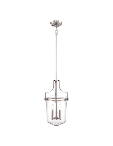 Elstead PENN STATION Wisząca E14 3x40W Nikiel QZ-PENN-STATION-M-BN