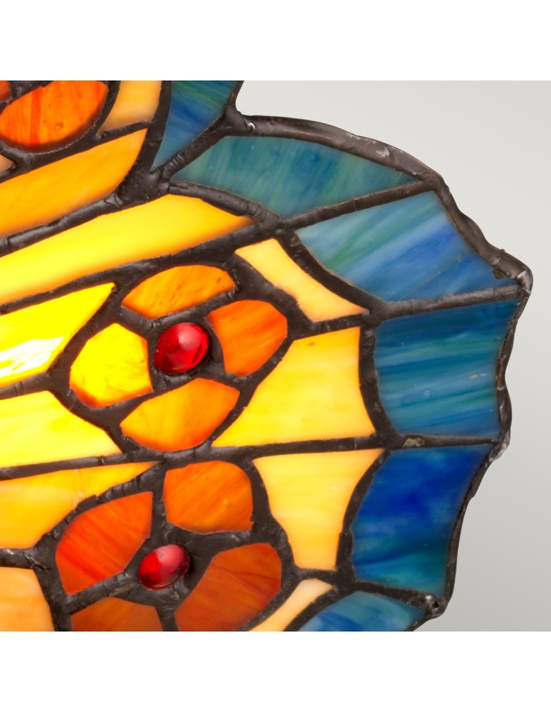 Elstead TIFFANY ANIMAL LAMPS Lampa Stołowa w Kształcie Motyla G9 1x3W Brązowy QZ-OBUTTERFLY-TL