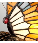 Lampy stołowe - Elstead TIFFANY ANIMAL LAMPS Lampa Stołowa w Kształcie Motyla G9 1x3W Brązowy QZ-OBUTTERFLY-TL - product 4
