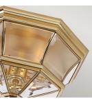 Lampy zewnętrzne sufitowe - Elstead NEWBURY Plafon E14 3x40W IP44 Mosiądz QZ-NEWBURY-F-PB - product 2