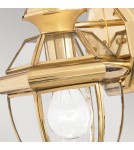 Kinkiety zewnętrzne - Elstead NEWBURY Kinkiet E27 1x150W IP44 Mosiądz QZ-NEWBURY2-S-PB - produkt 3