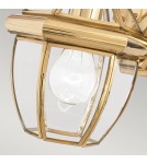 Kinkiety zewnętrzne - Elstead NEWBURY Kinkiet E27 1x150W IP44 Mosiądz QZ-NEWBURY2-S-PB - produkt 4