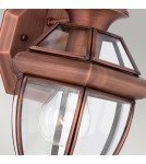 Kinkiety zewnętrzne - Elstead NEWBURY Kinkiet E27 1x60W IP44 Miedziany QZ-NEWBURY2-S-AC - produkt 3