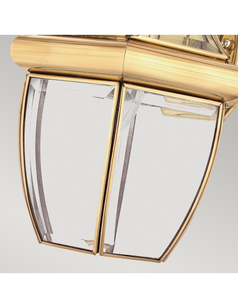Kinkiety zewnętrzne - Elstead NEWBURY Kinkiet E27 1x150W IP44 Mosiądz QZ-NEWBURY2-M-PB - product kolory-swiatla.pl 4
