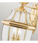 Kinkiety zewnętrzne - Elstead NEWBURY Kinkiet E14 2x60W IP44 Mosiądz QZ-NEWBURY2-L-PB - product 2