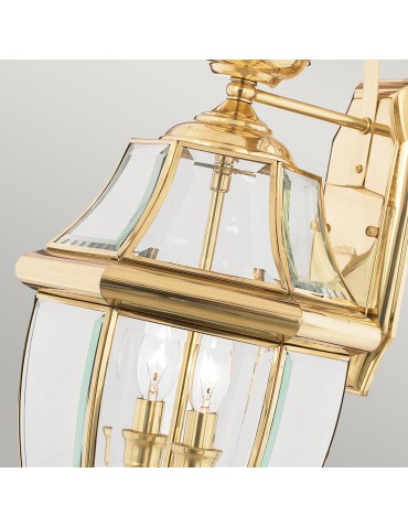 Elstead NEWBURY Kinkiet E14 2x60W IP44 Mosiądz QZ-NEWBURY2-L-PB - produkt 2
