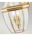 Kinkiety zewnętrzne - Elstead NEWBURY Kinkiet E14 2x60W IP44 Mosiądz QZ-NEWBURY2-L-PB - product 3