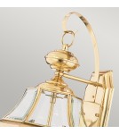 Kinkiety zewnętrzne - Elstead NEWBURY Kinkiet E14 2x60W IP44 Mosiądz QZ-NEWBURY2-L-PB - product 4