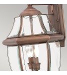 Kinkiety zewnętrzne - Elstead NEWBURY Kinkiet E14 2x60W IP44 Miedziany QZ-NEWBURY2-L-AC - product 3
