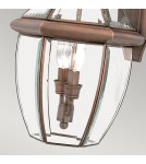 Kinkiety zewnętrzne - Elstead NEWBURY Kinkiet E14 2x60W IP44 Miedziany QZ-NEWBURY2-L-AC - product 4