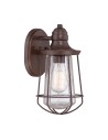 Elstead MARINE Kinkiet E27 1x60W IP44 Brązowy QZ-MARINE-S
