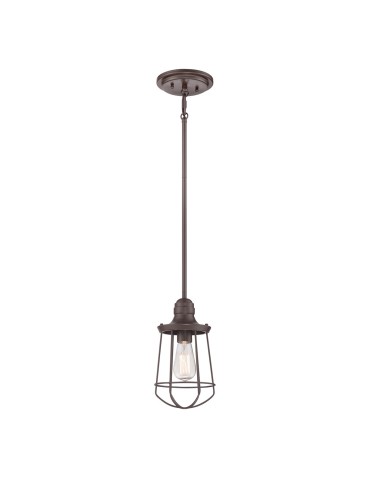 Elstead MARINE Wisząca E27 1x60W Brązowy QZ-MARINE-P