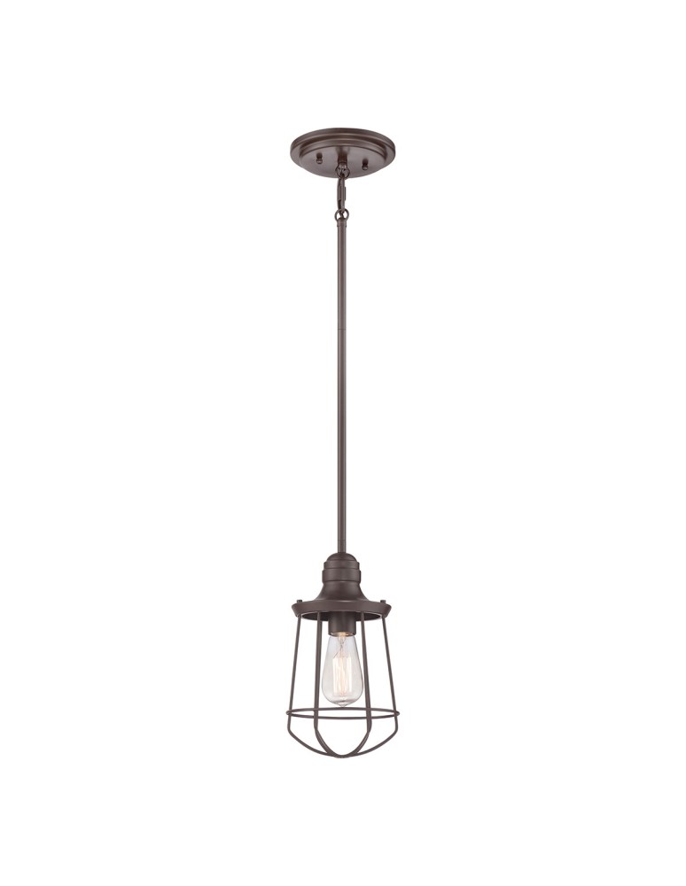 Lampy wiszące - Elstead MARINE Wisząca E27 1x60W Brązowy QZ-MARINE-P - produkt kolory-swiatla.pl 1
