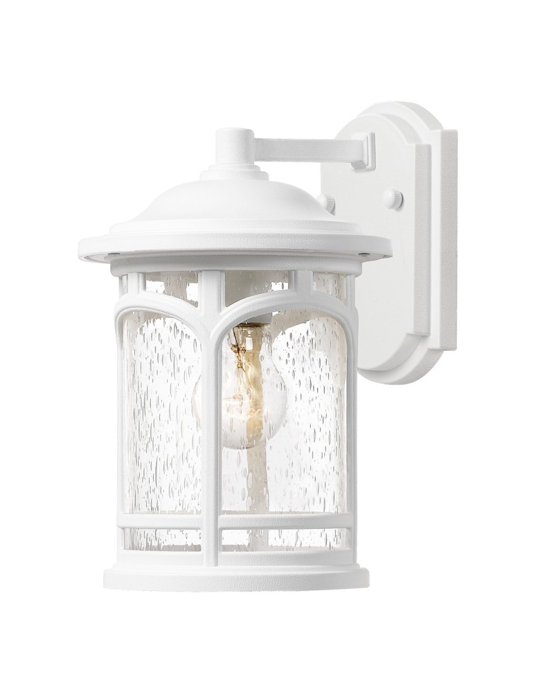 Kinkiety zewnętrzne - Elstead MARBLEHEAD Kinkiet E27 1x60W IP44 Biały QZ-MARBLEHEAD-S-WHT - produkt kolory-swiatla.pl 1