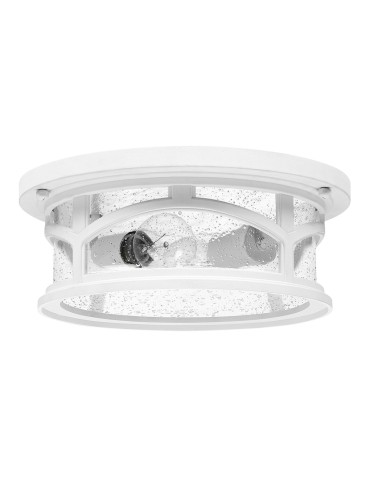 Elstead MARBLEHEAD Plafon E27 2x40W IP44 Biały QZ-MARBLEHEAD-F-WHT - product 2