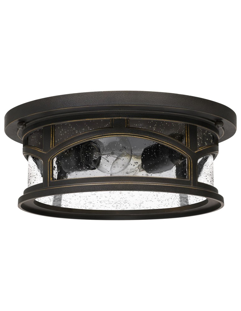 Elstead MARBLEHEAD Plafon E27 2x40W IP44 Brązowy QZ-MARBLEHEAD-F