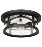 Lampy zewnętrzne sufitowe - Elstead MARBLEHEAD Plafon E27 2x40W IP44 Brązowy QZ-MARBLEHEAD-F - product 5