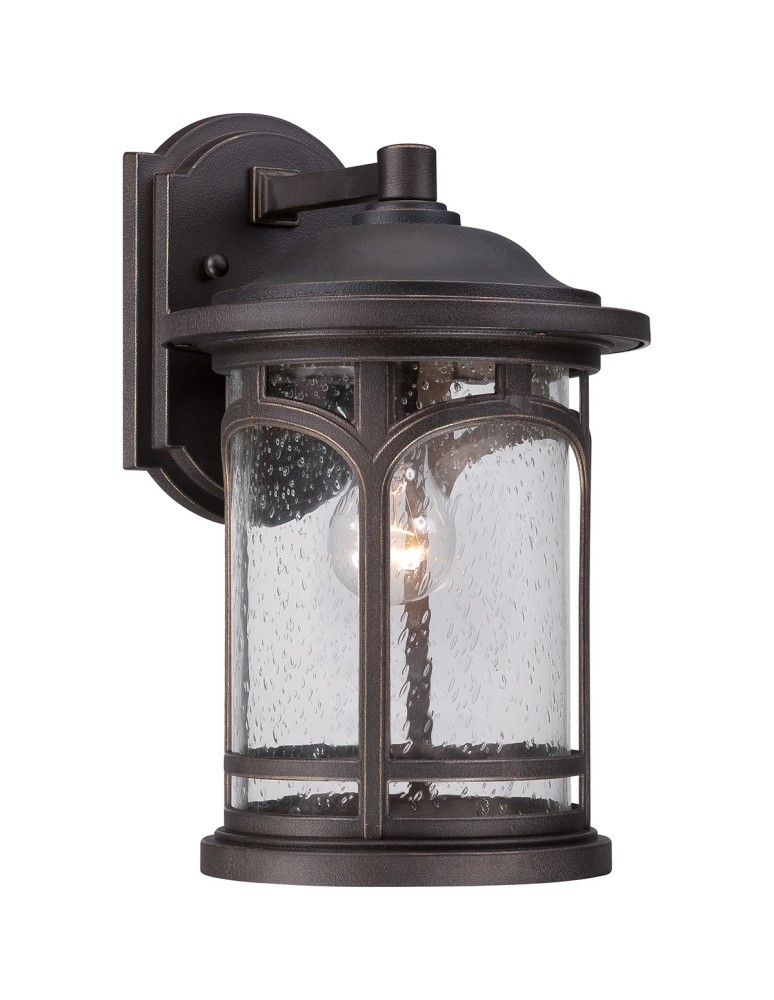Kinkiety zewnętrzne - Elstead MARBLEHEAD Kinkiet E27 1x75W IP44 Brązowy QZ-MARBLEHEAD2-M - produkt kolory-swiatla.pl 1