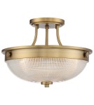 Lampy sufitowe retro - Elstead MANTLE Wisząca E27 2x60W Mosiądz QZ-MANTLE-SF-WS - product 1