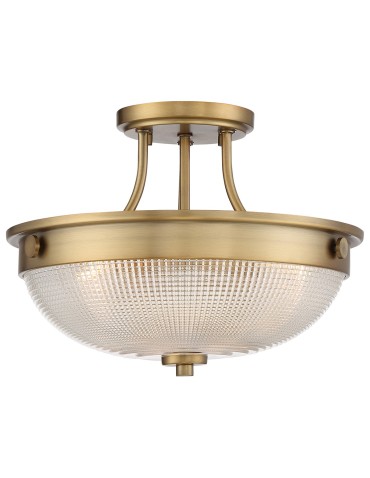 Elstead MANTLE Wisząca E27 2x60W Mosiądz QZ-MANTLE-SF-WS