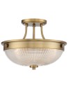 Elstead MANTLE Wisząca E27 2x60W Mosiądz QZ-MANTLE-SF-WS