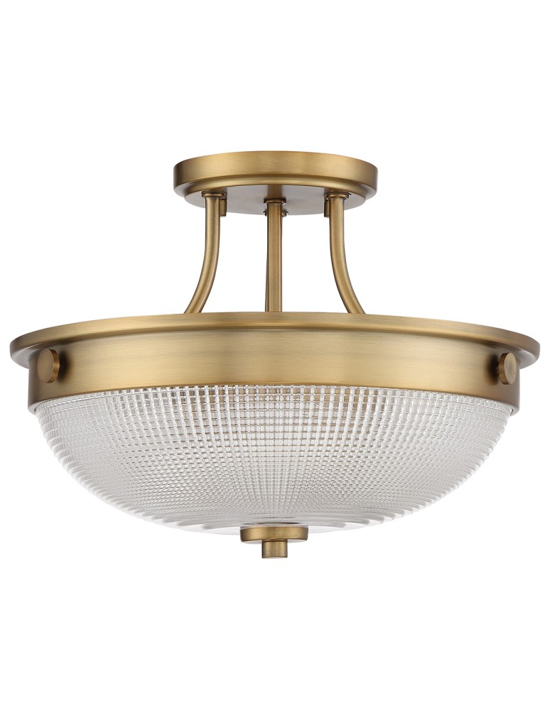 Elstead MANTLE Wisząca E27 2x60W Mosiądz QZ-MANTLE-SF-WS
