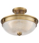 Lampy sufitowe retro - Elstead MANTLE Wisząca E27 2x60W Mosiądz QZ-MANTLE-SF-WS - product 3