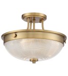 Lampy sufitowe retro - Elstead MANTLE Wisząca E27 2x60W Mosiądz QZ-MANTLE-SF-WS - product 4