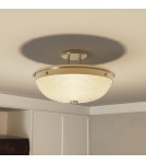 Lampy sufitowe retro - Elstead MANTLE Wisząca E27 2x60W Mosiądz QZ-MANTLE-SF-WS - product 6