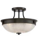 Lampy sufitowe retro - Elstead MANTLE Wisząca E27 2x60W Brązowy QZ-MANTLE-SF-PN - product 1