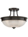 Elstead MANTLE Wisząca E27 2x60W Brązowy QZ-MANTLE-SF-PN