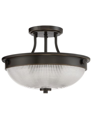 Elstead MANTLE Wisząca E27 2x60W Brązowy QZ-MANTLE-SF-PN - product 2