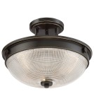 Lampy sufitowe retro - Elstead MANTLE Wisząca E27 2x60W Brązowy QZ-MANTLE-SF-PN - product 3