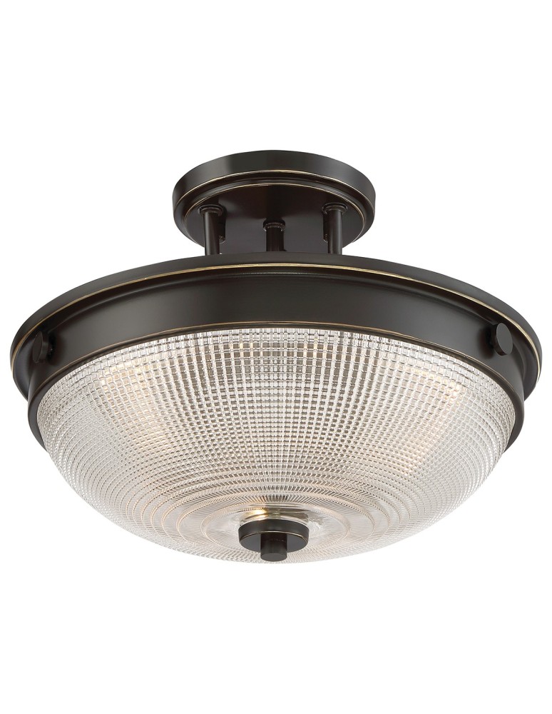 Elstead MANTLE Wisząca E27 2x60W Brązowy QZ-MANTLE-SF-PN