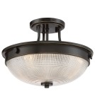 Lampy sufitowe retro - Elstead MANTLE Wisząca E27 2x60W Brązowy QZ-MANTLE-SF-PN - product 4