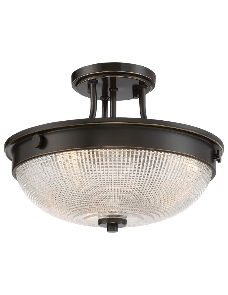 Elstead MANTLE Wisząca E27 2x60W Brązowy QZ-MANTLE-SF-PN