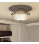 Lampy sufitowe - Elstead MANTLE Wisząca E27 2x60W Nikiel QZ-MANTLE-SF-IS - product 6