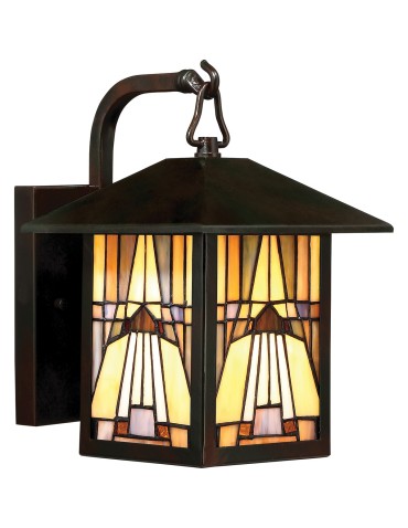 Elstead INGLENOOK OUTDOOR Kinkiet Zewnętrzny E27 1x60W IP44 Brązowy QZ-INGLENOOK2-S