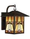 Elstead INGLENOOK OUTDOOR Kinkiet Zewnętrzny E27 1x60W IP44 Brązowy QZ-INGLENOOK2-M