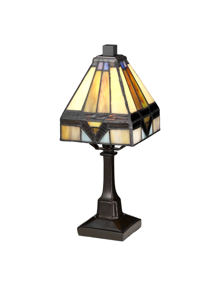 Lampy stołowe klasyczne - Elstead HOLMES Lampa Stołowa E14 1x25W Brązowy QZ-HOLMES-TL - produkt kolory-swiatla.pl 1